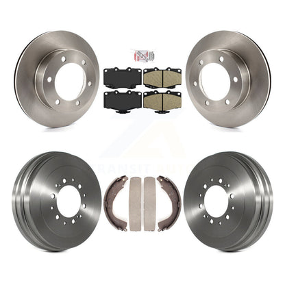 Rotors de frein à disque avant et arrière, tampons en céramique et Kit de tambour pour Toyota 4Runner