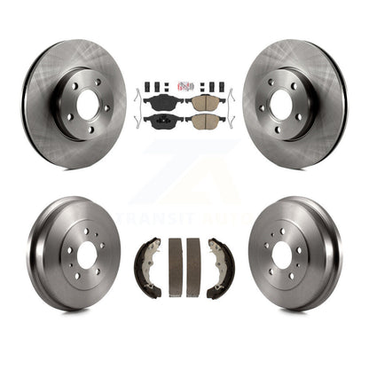 Rotors de frein à disque avant et arrière, plaquettes en céramique et Kit de batterie pour Ford Focus K8A-10595