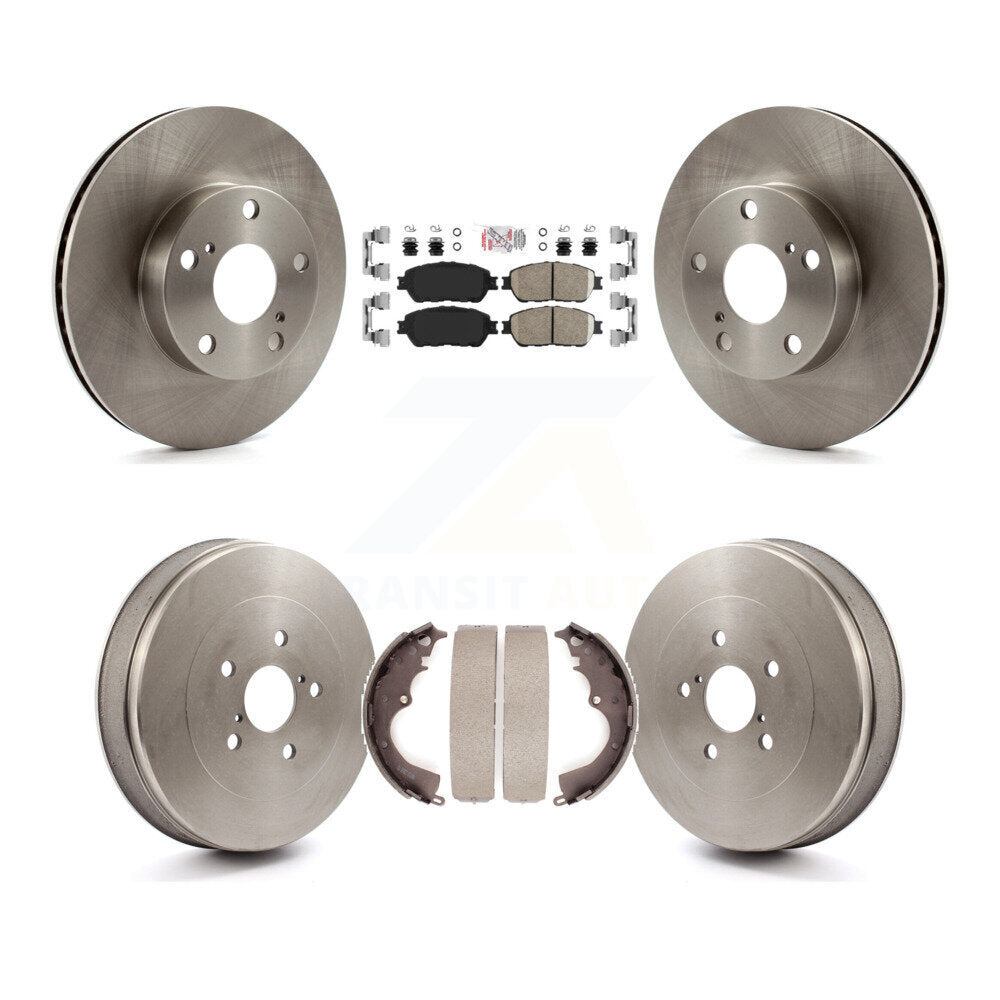 Kit de tambour de protection en céramique de Rotors de frein avant et arrière pour Toyota Tacoma avec roue à 5 écrous