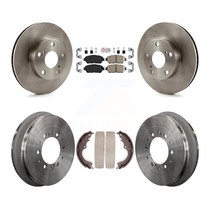 Kit de tambour de protection en céramique de Rotors de frein avant et arrière pour Toyota Tacoma avec roue à 5 écrous