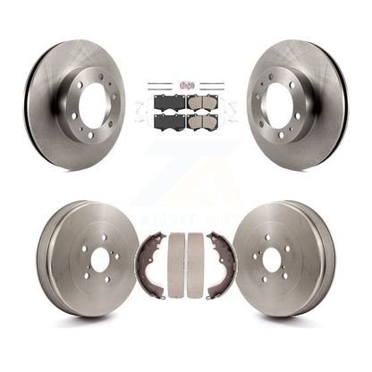 Kit de tambour de protection en céramique de Rotors de frein avant et arrière pour Toyota Tacoma avec roue à 6 écrous