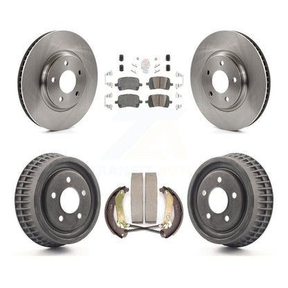 Rotors de frein à disque avant et arrière, plaquettes en céramique et Kit de batterie pour Chevrolet Malibu