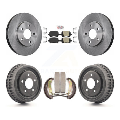 Rotors de frein à disque avant et arrière, plaquettes en céramique et Kit de batterie pour Chevrolet Malibu