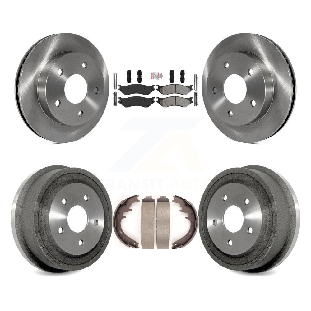 Kit de plaquettes et de tambour semi-métalliques pour Rotor de frein avant et arrière, pour Dodge Ram 1500 RW 00-01