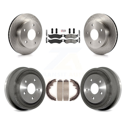 Kit de plaquettes et de tambour semi-métalliques pour Rotor de frein avant et arrière, pour Dodge Ram 1500 4W 00-01