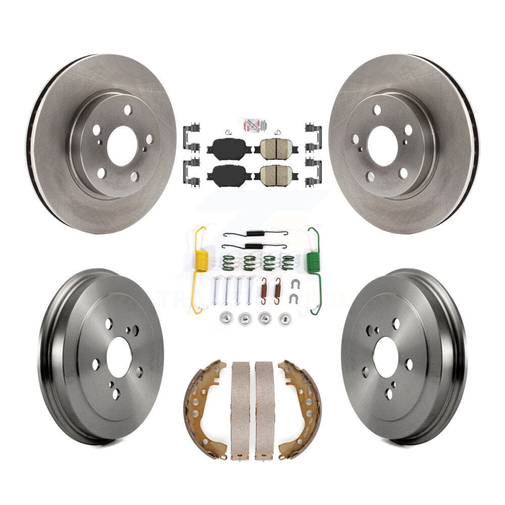 Kit de tambour à plaquettes en céramique, Rotor de frein à disque avant et arrière (7 pièces) pour Toyota Celica G 2001