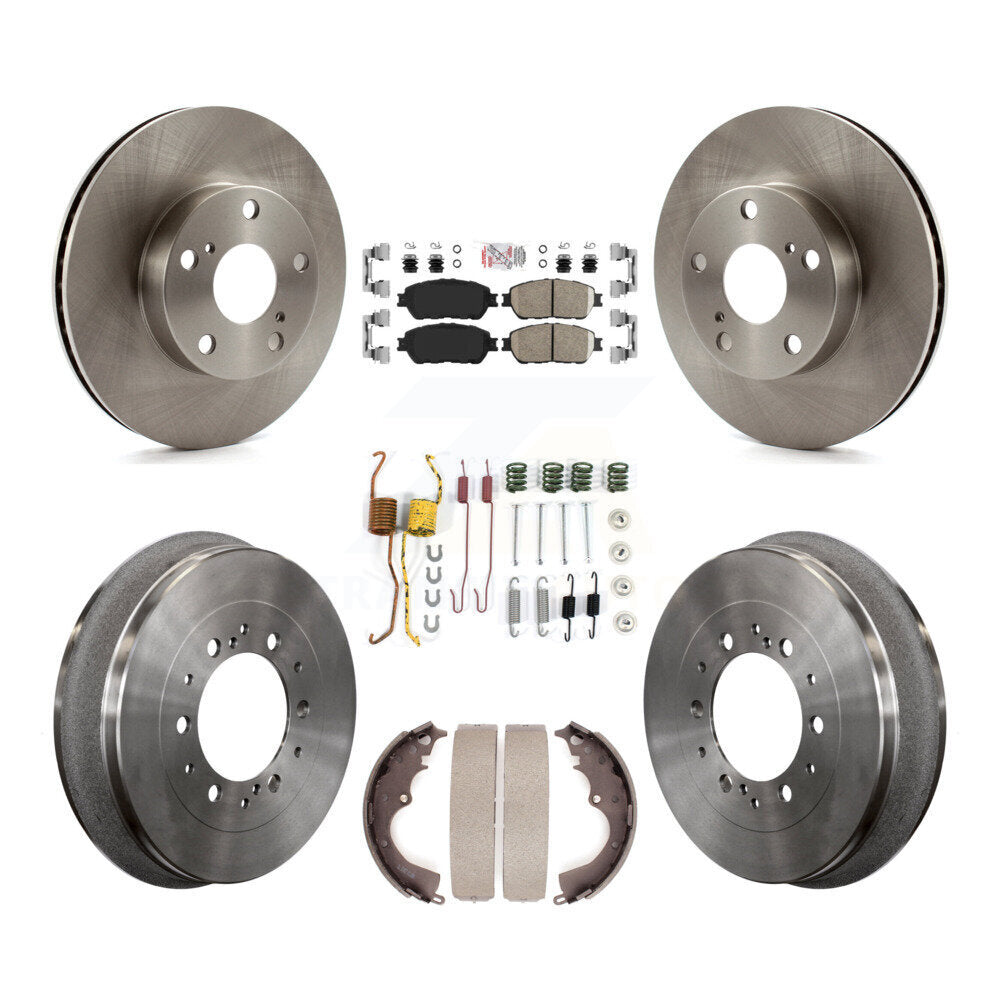 Kit de plaquettes et tambour en céramique pour Rotor de frein avant et arrière (7 pièces) pour Toyota Tacoma 4W 2015