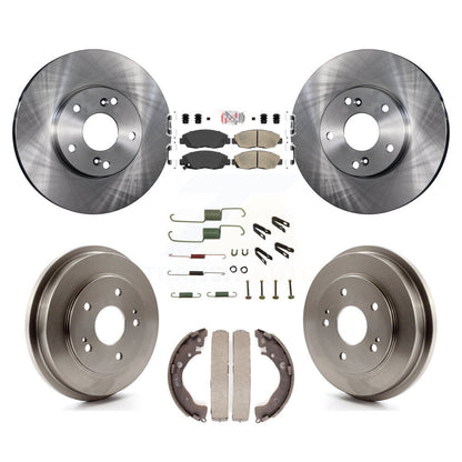Kit de tampons et tambours en céramique pour Rotor de frein à disque avant et arrière (7 pièces) pour Honda Civic G 2011