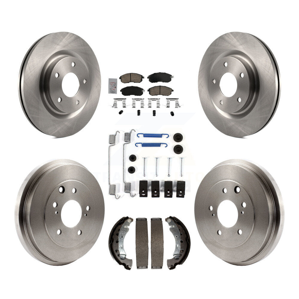Kit de tambour à plaquettes en céramique pour Rotor de frein avant et arrière (7 pièces) pour Nissan Sentra Turbocharge