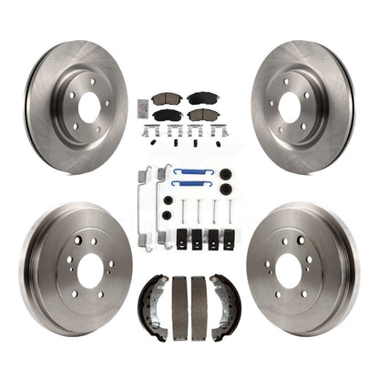 Kit de tambour à plaquettes en céramique pour Rotor de frein avant et arrière (7 pièces) pour Nissan Sentra Turbocharge