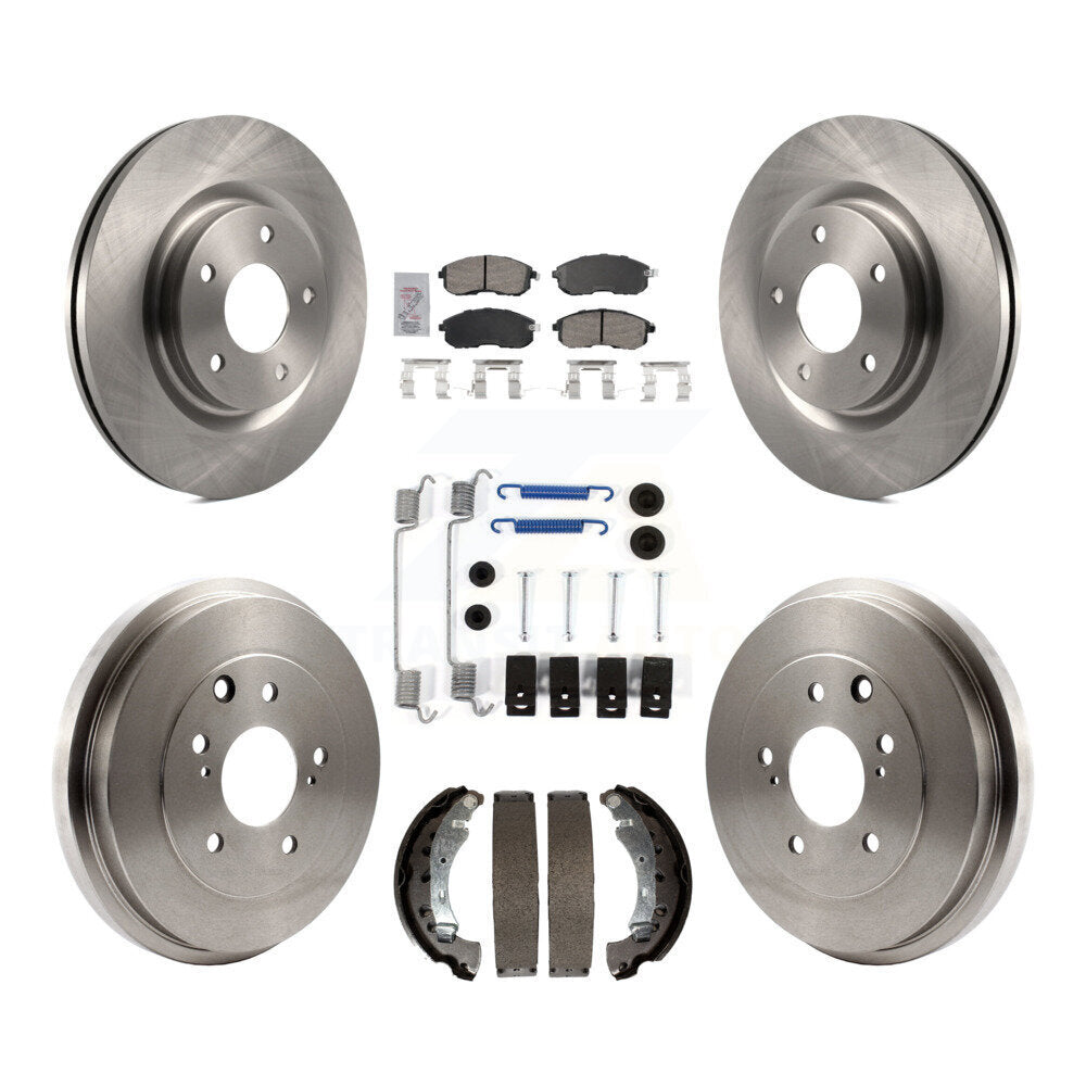 Kit de tambour à plaquettes en céramique pour Rotor de frein avant et arrière (7 pièces) pour Nissan Sentra Turbocharge