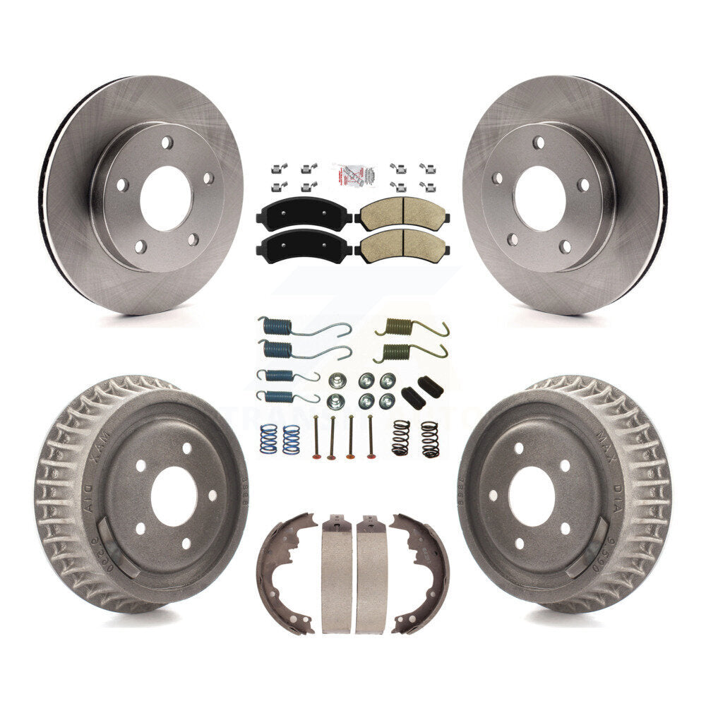 Kit de tambour de tampon en céramique de Rotor de frein avant et arrière (7 pièces) pour Chevrolet Blazer GMC Jimm