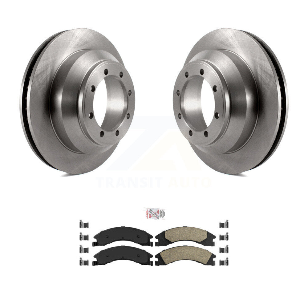 Kit de rotors de frein à disque arrière et plaquettes en céramique pour Ford E-350 Super Duty Econoline