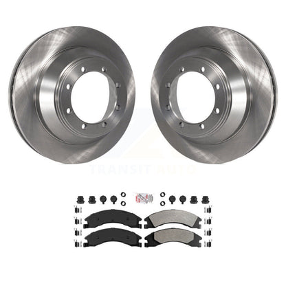 Kit de rotor de frein arrière et de plaquettes semi-métalliques pour moteur DIESEL Ford E-450 Super Duty