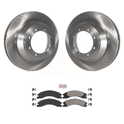 Kit de rotor de frein arrière et de plaquettes semi-métalliques pour moteur DIESEL Ford E-450 Super Duty