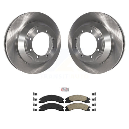 Kit de rotor de frein arrière et de plaquettes en céramique pour moteur DIESEL Super Duty Ford E-450 09-10