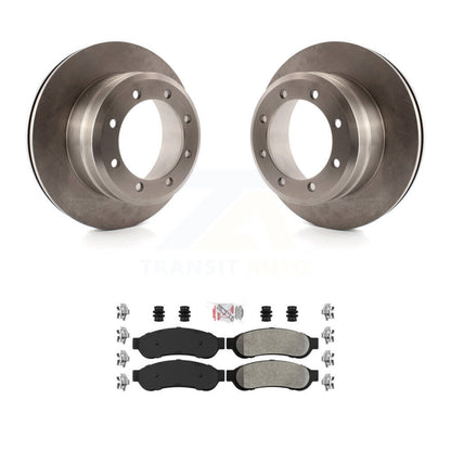 Kit de disques de frein à disque arrière et plaquettes semi-métalliques pour Ford F-350 Super Duty