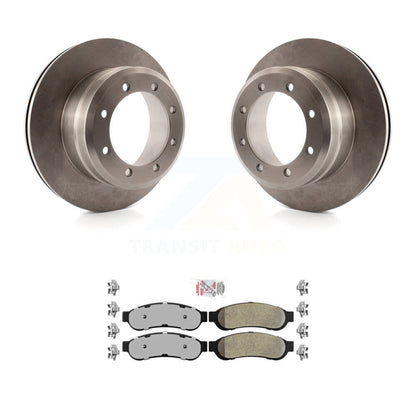 Kit de disques de frein à disque arrière et plaquettes semi-métalliques pour Ford F-350 Super Duty