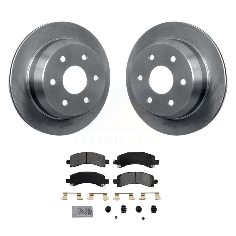 Kit de rotor de frein arrière et de plaquettes semi-métalliques pour Chevrolet Avalanche 1500 Suburba