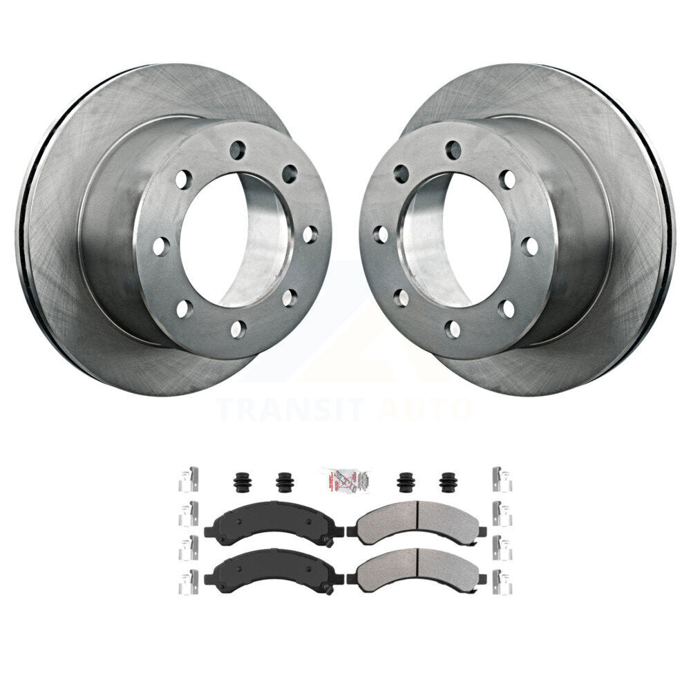 Kit de rotor de frein arrière et de plaquettes semi-métalliques pour Chevrolet Express 3500 GMC Savan