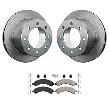 Kit de rotor de frein arrière et de plaquettes semi-métalliques pour Chevrolet Express 3500 GMC Savan