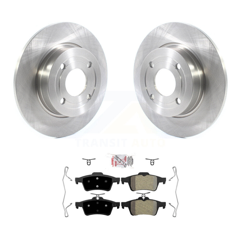 Rotors de frein à disque arrière et kit de plaquettes semi-métalliques pour Ford EcoSport FW 2018-2021