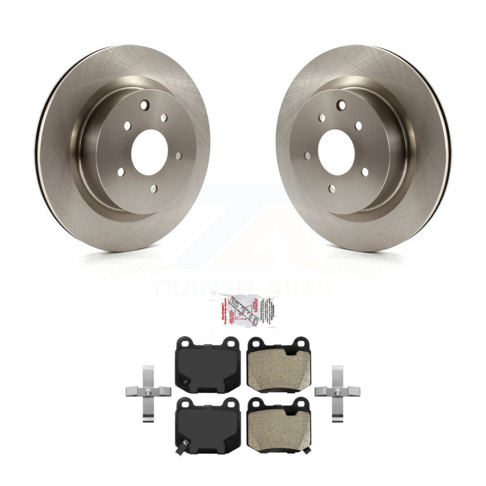 Kit de disques de frein à disque arrière et plaquettes semi-métalliques pour Nissan 350Z INFINITI G35