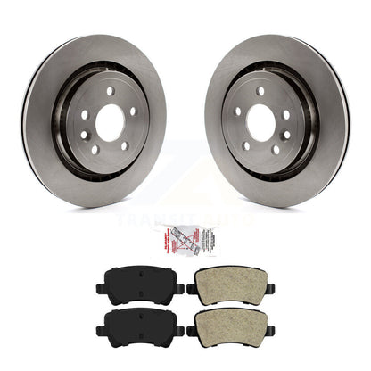 Kit de rotors de frein à disque arrière et plaquettes semi-métalliques pour Volvo XC70 S60 V60 S80 V7
