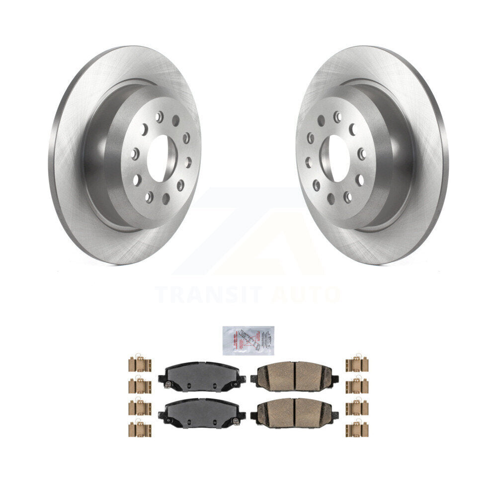 Kit de rotors de frein à disque arrière et de plaquettes en céramique pour Jeep Wrangler Rubicon 2018 – 2020