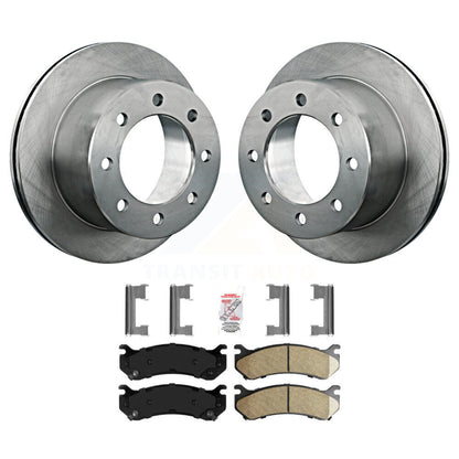 Kit de rotor de frein arrière et de plaquettes en céramique pour GMC Sierra 3500 Classic avec GV de 12 000 lb