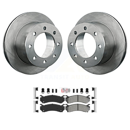 Kit de disques de frein à disque arrière et plaquettes semi-métalliques pour GMC Sierra 3500 Classic
