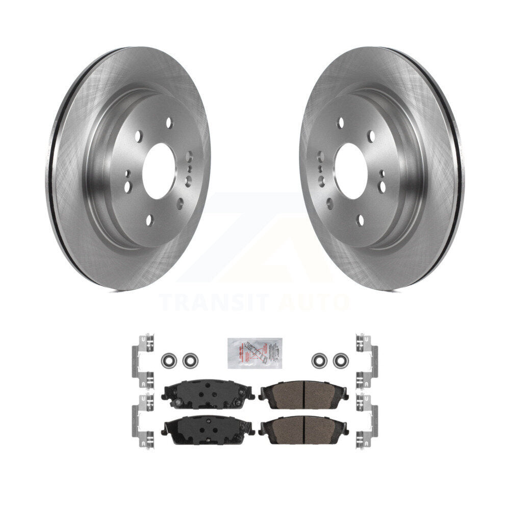 Kit de plaquettes de frein semi-métalliques pour rotors de frein arrière pour Chevrolet Silverado 2019 LD GM 1500