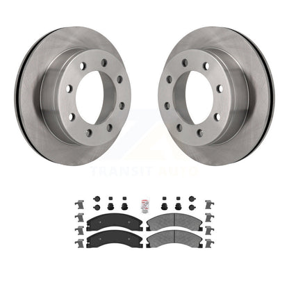 Kit de disques de frein à disque arrière et plaquettes semi-métalliques pour Chevrolet Express 4500