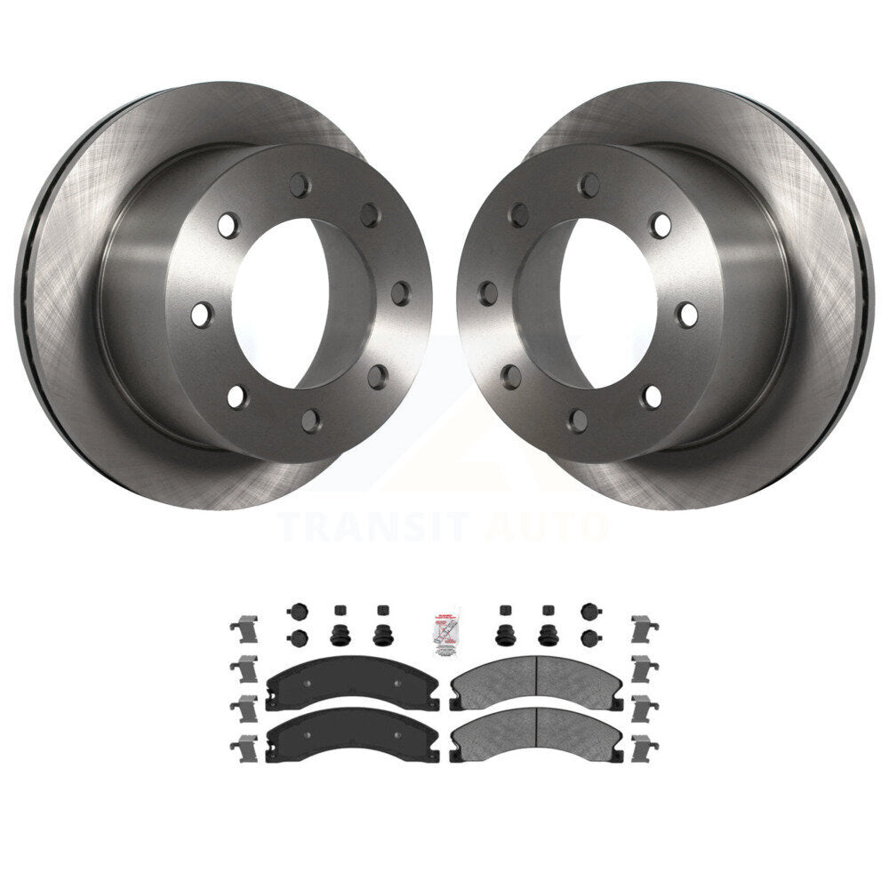 Kit de rotor de frein à disque arrière et de plaquettes semi-métalliques pour GMC Sierra 3500 HD Chevrole