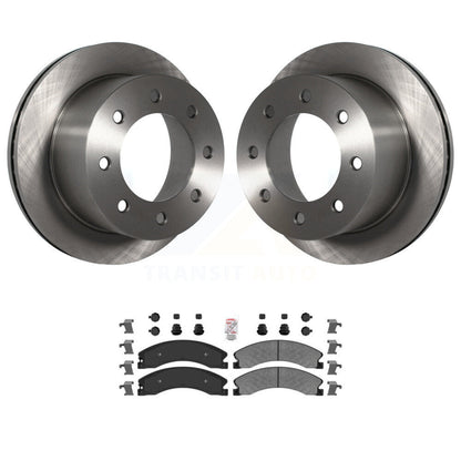 Kit de rotor de frein à disque arrière et de plaquettes semi-métalliques pour GMC Sierra 3500 HD Chevrole