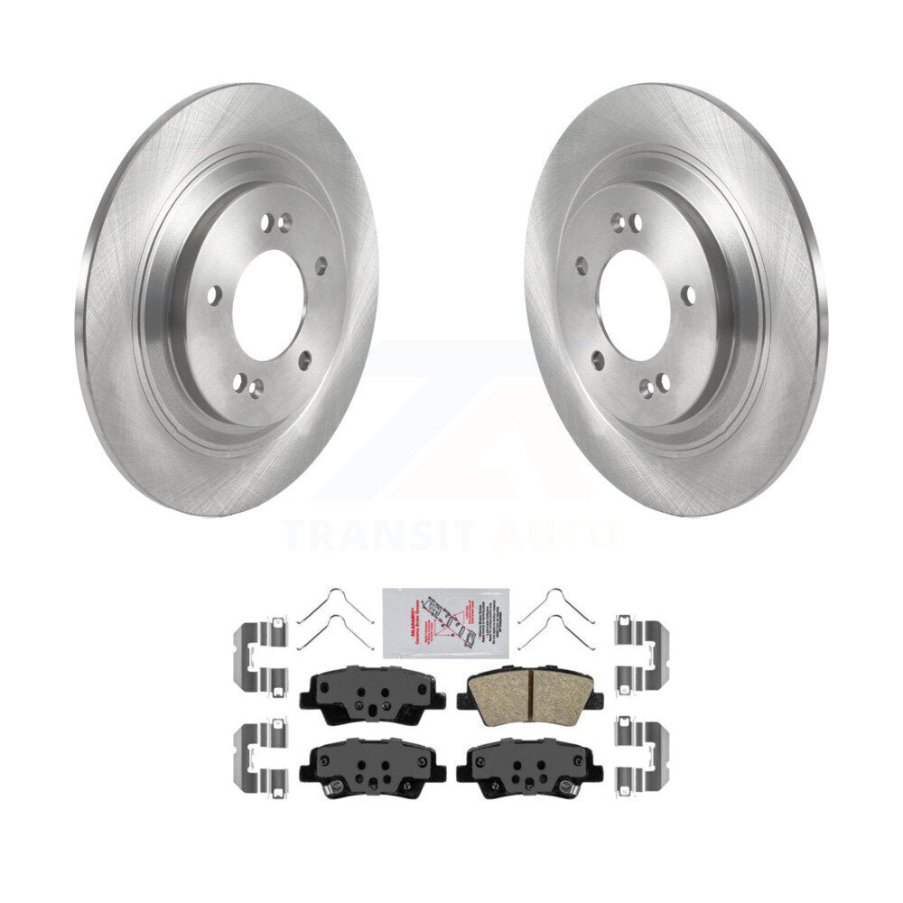 Kit de rotor de frein arrière et de plaquettes en céramique pour Kia Cadenza avec stationnement électrique