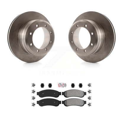 Kit de rotor de frein arrière et de plaquettes semi-métalliques pour Ford F-350 Super Duty F-250 F-45