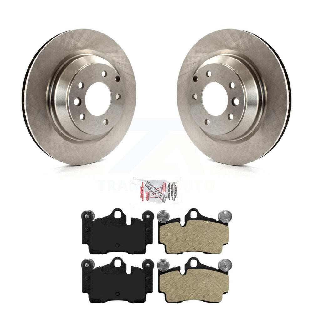 Kit de disques de frein à disque arrière et plaquettes semi-métalliques pour Audi Q7 Porsche Cayenne
