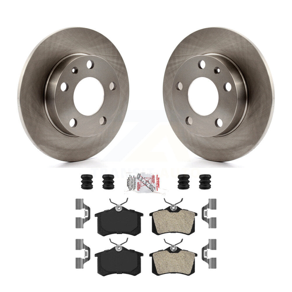 Kit de disques de frein à disque arrière et plaquettes semi-métalliques pour Audi A4 S4 K8A-106126