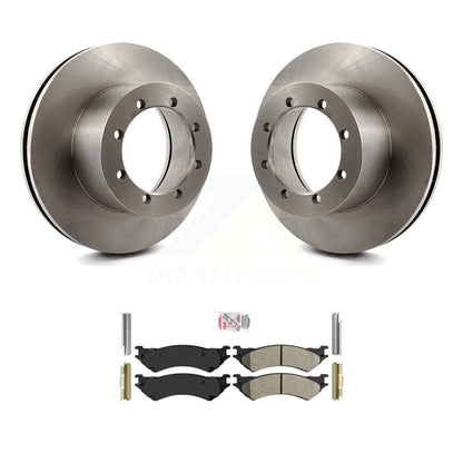 Kit de disques de frein à disque arrière et plaquettes semi-métalliques pour Ford E-350 Super Duty