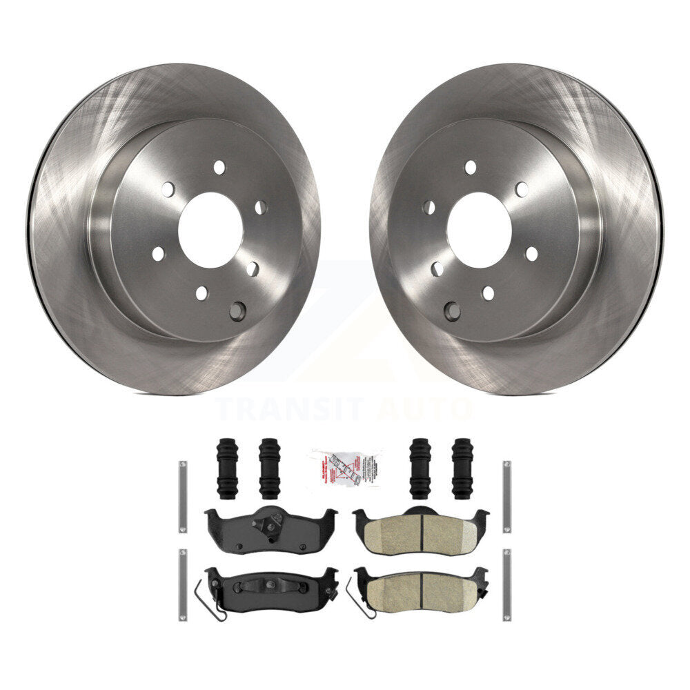 Rotors de frein à disque arrière et kit de plaquettes en céramique pour Nissan Pathfinder 2004 à partir de 08 0