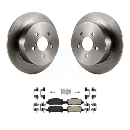 Kit de plaquettes semi-métalliques de rotor de frein arrière pour Subaru Legacy avec roue d'usine de 17 pouces