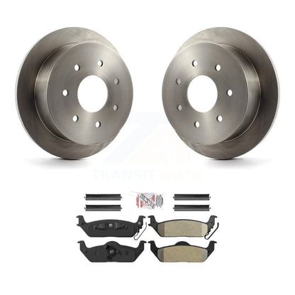 Kit de disques de frein à disque arrière et plaquettes semi-métalliques pour Ford F-150 K8A-106174