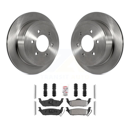 Kit de disques de frein à disque arrière et plaquettes semi-métalliques pour Ford F-150 Lincoln Mark L