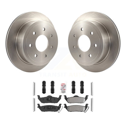 Kit de disques de frein à disque arrière et plaquettes semi-métalliques pour Ford F-150 Lincoln Mark L