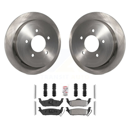 Kit de disques de frein à disque arrière et plaquettes semi-métalliques pour Ford F-150 K8A-106177