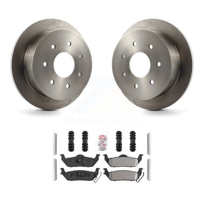 Kit de disques de frein à disque arrière et plaquettes semi-métalliques pour Ford F-150 K8A-106178