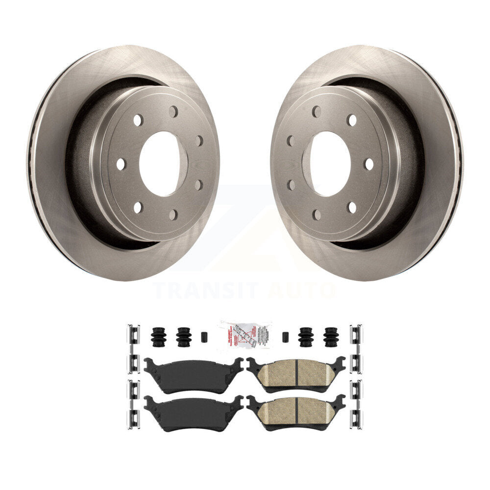 Kit de plaquettes en céramique pour Rotor de frein à disque arrière, pour Ford F-150 2012 – 2014, avec roue à 7 écrous