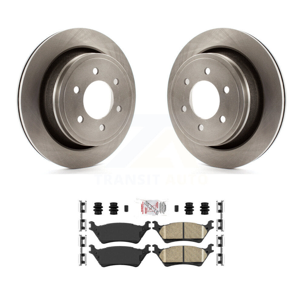Kit de disques de frein à disque arrière et plaquettes en céramique pour Ford F-150 K8A-106191