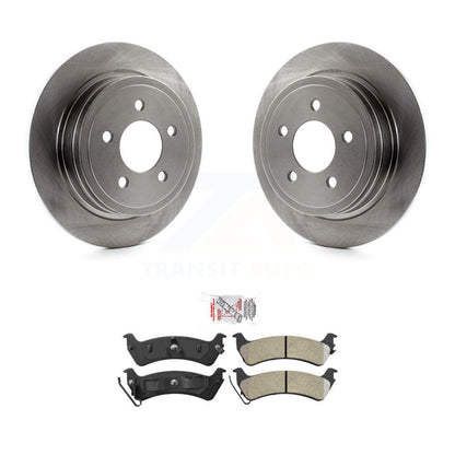 Kit de disques de frein à disque arrière et plaquettes semi-métalliques pour Ford Explorer Sport Trac